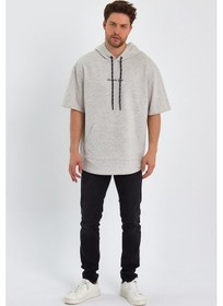 Resim Alexander Gardi Alexandergardi Kapüşonlu Oversize T-shirt Un-0098 001 