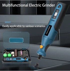 Resim Genel Markalar 7.4V Yüksek Güçlü Lityum Elektroplakaj Şarj Edilebilir Taşlama-Parlatma Makinesi (66 - Parça Seti) 