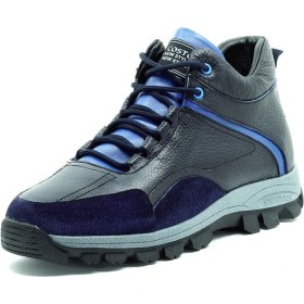 Resim Costo Shoes 45,46,47,48,49,50 Numaralarda GG1406 Lacivert Trekking Taban Yeni Sezon Üst Kalite Büyük Numara Erkek Deri Bot 
