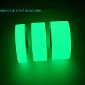 Resim 1 adet Sticker Balıkçılık Kamışı Luminöz Sticker Koruyucu Balıkçılık Kamışı Bandajı Karanlıkta Parlayan DIY Kendinden Yapışkanlı Bant Balıkçılık Aracı 3m 