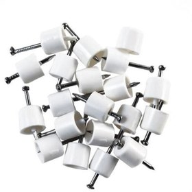 Resim HOBİDABİ Çivili Raf Pimi Beyaz 100 Adet 