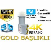 Resim Starsat 4 Çıkışlı 4'Lü Dörtlü Lnb 3D 4K Full Hd Uyumlu 