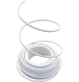 Resim Moveevo Beyaz Pvc Dekoratif Şekillendirilebilir Boru, Çiçek Süsleme Ve Düğün Dekorasyonu İçin, 12x16mm, 5 Metre Uzunlukta 