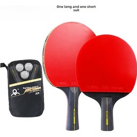 Resim Yaleker 6 Yıldızlı A11 Tam Ahşap Ping Pong Raketi Seti - Öğrenci Antrenmanı İçin İki Adet Uzun + Kısa - Dayanıklı Ve Duyarlı Oyun Performansı Çok Renkli 