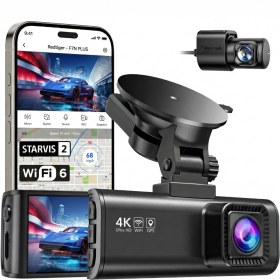 Resim Red Tiger Redtıger F7NP 4K Araç Kamerası – Ön Arka Kamera, Wi-Fi & Gps, Gece Görüşlü, 3.16'' Ekran, 24 Saat Park Modu 