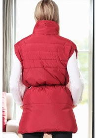 Resim Z9747 Dewberry Bayan Yelek-bordo Bordo 