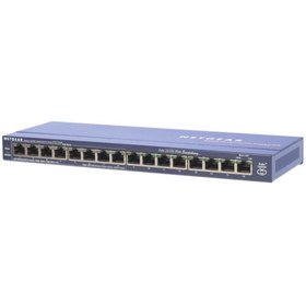 Resim NETGEAR ProSAFE 16-Port 10-100 PoE Desktop Switch (FS116PEU) 