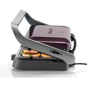 Resim Arzum Yüksek Performanslı 1800W Izgara ve Tost Makinesi, Mürdüm Renk 