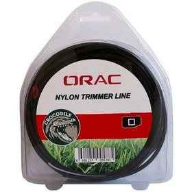 Resim Orac Tırpan Misinası Dört Köşe 4.0 Mm 28 Mt Crocodile Siyah 