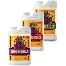 Resim Advanced Nutrients Jungle Juice Grow Bloom Micro 1 Litre Bitki Besini 3 Litre 