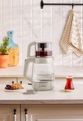 Resim Karaca Glass Tea XL 2 in 1 Cam Çay Makinesi Starlight 