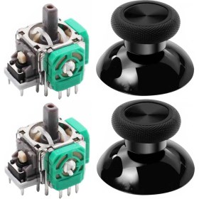 Resim XBOX ONE Analog Motor ve Topuz Seti 2+2 XBOX ONE Kol Analog Tamir Seti Yedek Parça 