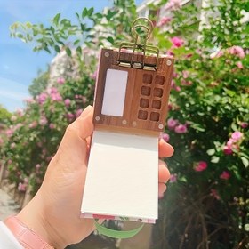 Resim 8 Bölmeli El Yapımı Taşınabilir Mini Boya Kutusu - Ceviz Ağacı Tasarımı, Tırnak Sanatı & Dış Mekan Çizimleri İçin Mükemmel, Kolay Taşıma İçin Anahtarlık Dahil, Tırnak Sanatı Saklama | Rustik Ahşap Kutu | El Yapımı Dağıtıcı 