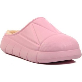 Resim Ayakmod 712 Pembe İçi Kürklü Kadın Ev Terlik 001 