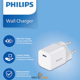 Resim Philips DLP4312C 20W Type-C Pd Hızlı Şarj Adaptörü 