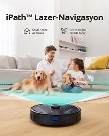 Resim Anker Eufy Clean Robovac L35 Hybrid+ Toz Toplama İstasyonlu Robot Süpürge 