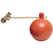 Resim TEZELLER 1/2 " Şamandıra Flatör Kısa Kol Küçük Top Güneş Enerjisi Şamandırası Su Deposu Şamandırası 