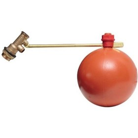 Resim TEZELLER 1/2 " Şamandıra Flatör Kısa Kol Küçük Top Güneş Enerjisi Şamandırası Su Deposu Şamandırası 