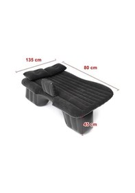 Resim Araç İçi Şişme Yatak Araba Ve Kamp Yatağı Çanta Elektrikli Pompa Tamir Kiti Ve Yastıklı Yatak Seti - 9042389493180 Antrasit 