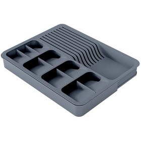 Resim Genişleyebilir Kaşıklık Bıçaklık Seti - Gri 