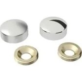Resim Vida Kapama Kapağı 20 Mm, Krom - 10 Adet 