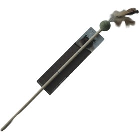 Resim Eastland Kedi Otlu Tüylü Kedi Oltası Oyuncağı 50 Cm 