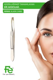 Resim Fe Klasik Cımbız Altın Kaplama Düz Uçlu 