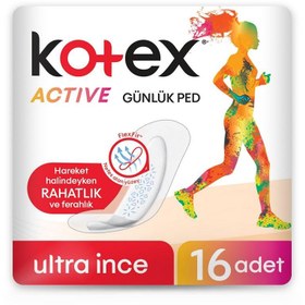 Resim Kotex Active Günlük Ped 16'lı 