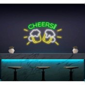 Resim Twins Led Cheers Yazılı Ve Şekilli Neon Tabela Yeşil Model:model:64953366 Yeşil 
