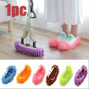 Resim 1 adet Tembel Mop Terlikleri - Yeniden Kullanılabilir, Yıkanabilir Chenille Zemin Temizleme Ayakkabıları ile Mop Bağlantısı, Elektrik Gerektirmez, Oturma Odası ve Yatak Odası için İdeal, Yatak Odası Temizlik Gereksinimleri | Mop Terlikleri | Yıkanabilir Kumaş, Mop Kova 