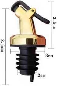 Resim Impress 1 Adet Gold Sızdırmaz Yağdanlık Tıpası - Yağdanlık Başlığı, Tapa, Kapaklı Şişe Ucu, Sızdırmaz Tıpa 