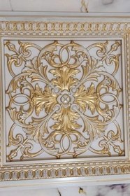 Resim Saray Tavan 60 Cm Bronz Dekoratif Saray Tavan Paneli Asma Tavan Uyumlu gri 