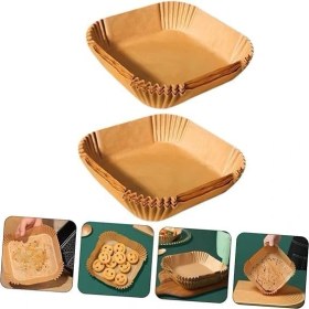 Resim Esmo Home Bor Airfryer Pişirme Kağıdı 100 Adet Fritöz Pişirme Kağıdı,fritöz Yağlı Kağıdı, Yanmaz Kağıt 