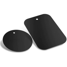 Resim Polham 0.4mm 2 Adet Set Ultra Ince Yapışkanlı Metal Mıknatıs, 3m Hafif Tüm Telefonlara Uyumlu Mıknat 
