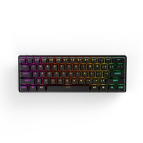 Resim SteelSeries Apex Pro Mini RGB PBT Tuş Başlıkları Bluetooth 5.0 2.4GHz USB-C Kablosuz Mekanik Oyun Klavyesi 