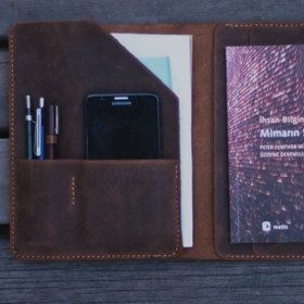Resim Deri A5 Organizer - Evrak Çantası - Hayır 