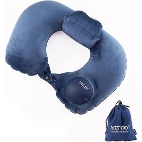 Resim Pıctet.fino Rh80 U Şeklinde Şişme Yastık + Saklama Çantası 