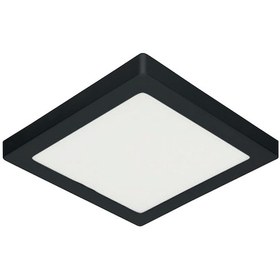 Resim Horoz Selena 24w Kare Led Armatür Plastik Siyah 7000k Ip20 