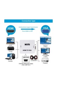 Resim Ti-mesh HDMI to VGA Dönüştürücü 