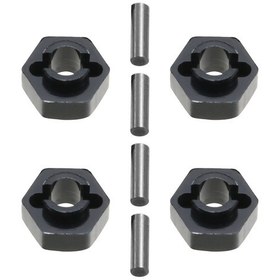 Resim Reedark Siyah Veya Kırmızı Renk Seçenekli Alüminyum Alaşım Heks Adaptör Scx24 Axı90081 Rc Araç İçin 