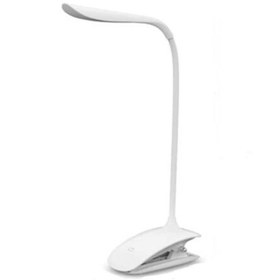 Resim TahTicMer Kitap Okuma Lambası Mandallı Masa Lambası Akrobatik Desk Lamp Güçlü Led Işık Şarjlı Dokunmatik 