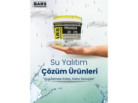 Resim Bars Proaqua Uv 310, Uv Dayanımlı, Süper Elastik, Akrilik Su Yalıtım Malzemesi, Iç ve Dış Mekanlarında, Beton ve Şap Zeminlerde, Seramik, Mermer, Karo Kaplı Zeminlerde, Çatılarda, Dere ve Oluklarda 
