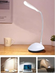 Resim Genel Markalar Kullanışlı Bükülebilir Pilli Led Masa Lambası Kitap Okuma Işığı 