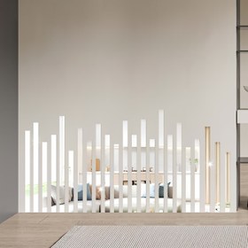 Resim 20 adet Kendinden Yapışkanlı Uzun Çizgili Ayna Duvar Stickerları, 1.18*13.78 inç (3*35cm) Çıkarılabilir, Kesilebilir Akrilik Çerçevesiz Aynalı Dekorasyonlar Ev Oturma Odası Yatak Odası DIY Süsleme için (Gümüş/Altın/Siyah) 