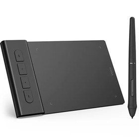 Resim VK430 4x3" 4 Kısayol Tuşlu Sağ Sol El Uyumlu Taşınabilir İmza Grafik Tablet+Kalem 