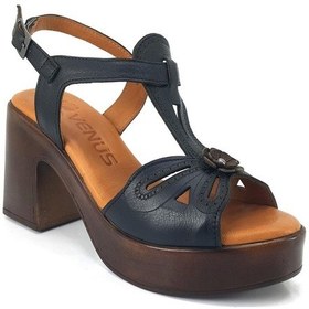 Resim Venüs 2217006 23ys Günlük Bayan Sandalet Siyah Siyah 