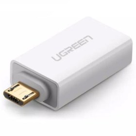 Resim Ugreen Micro Usb Otg Usb 2.0 Çevirici Adaptör Beyaz 