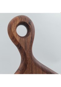 Resim Sunum ve Kesim Tahtası Ceviz Ağacı Steak 41X19 CM Kişiye Özel Tas 