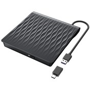 Resim Harici Cd/dvd Optik Sürücü, Usb 3.0/usb-c, Cd, Dvd +/-, Rw, Siyah 
