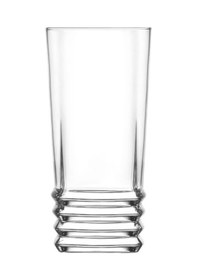 Resim LAV Elegan Cam Meşrubat Bardağı 6'lı 335 ml (Su/Limonata/Kokteyl/Soğuk Kahve Bardağı) 